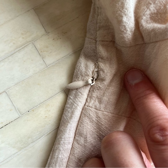 Cream V-Neck Women's Babydoll Dress size XS - Picture 12 of 15